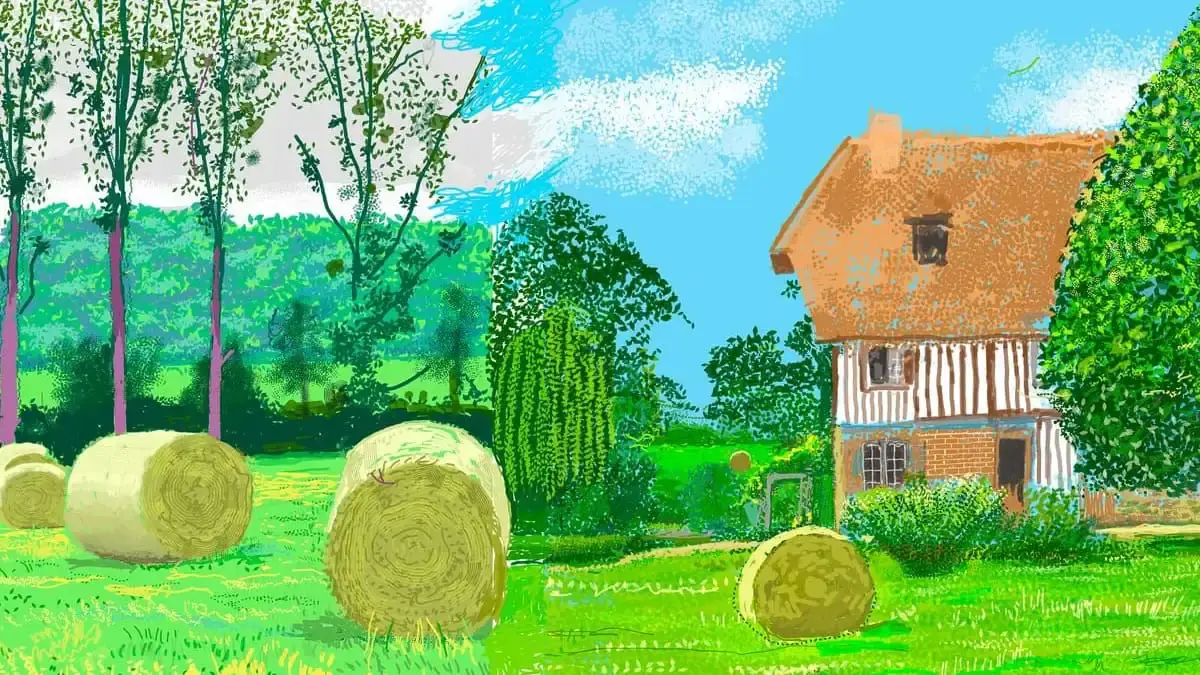 Canvasul digital al lui David Hockney strălucește la Serpentine, în timp ce Tate primește noul lider